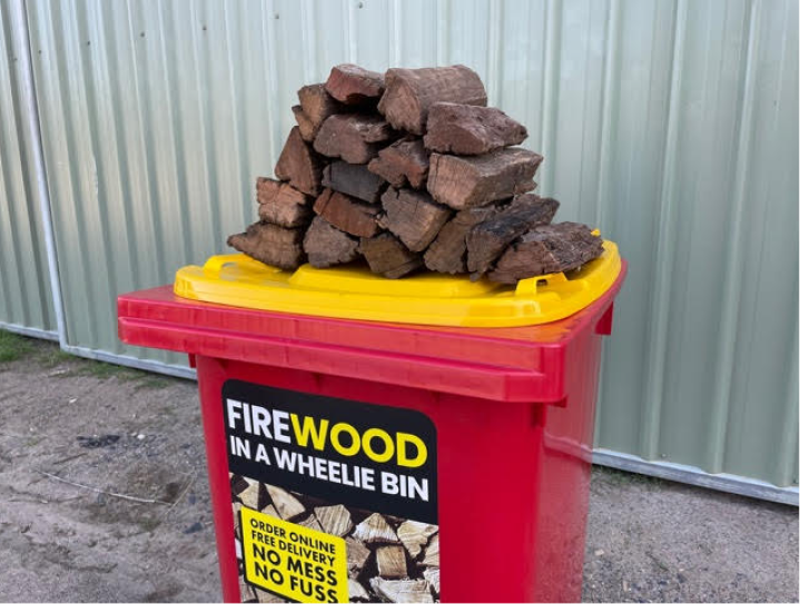 Double split season firewood